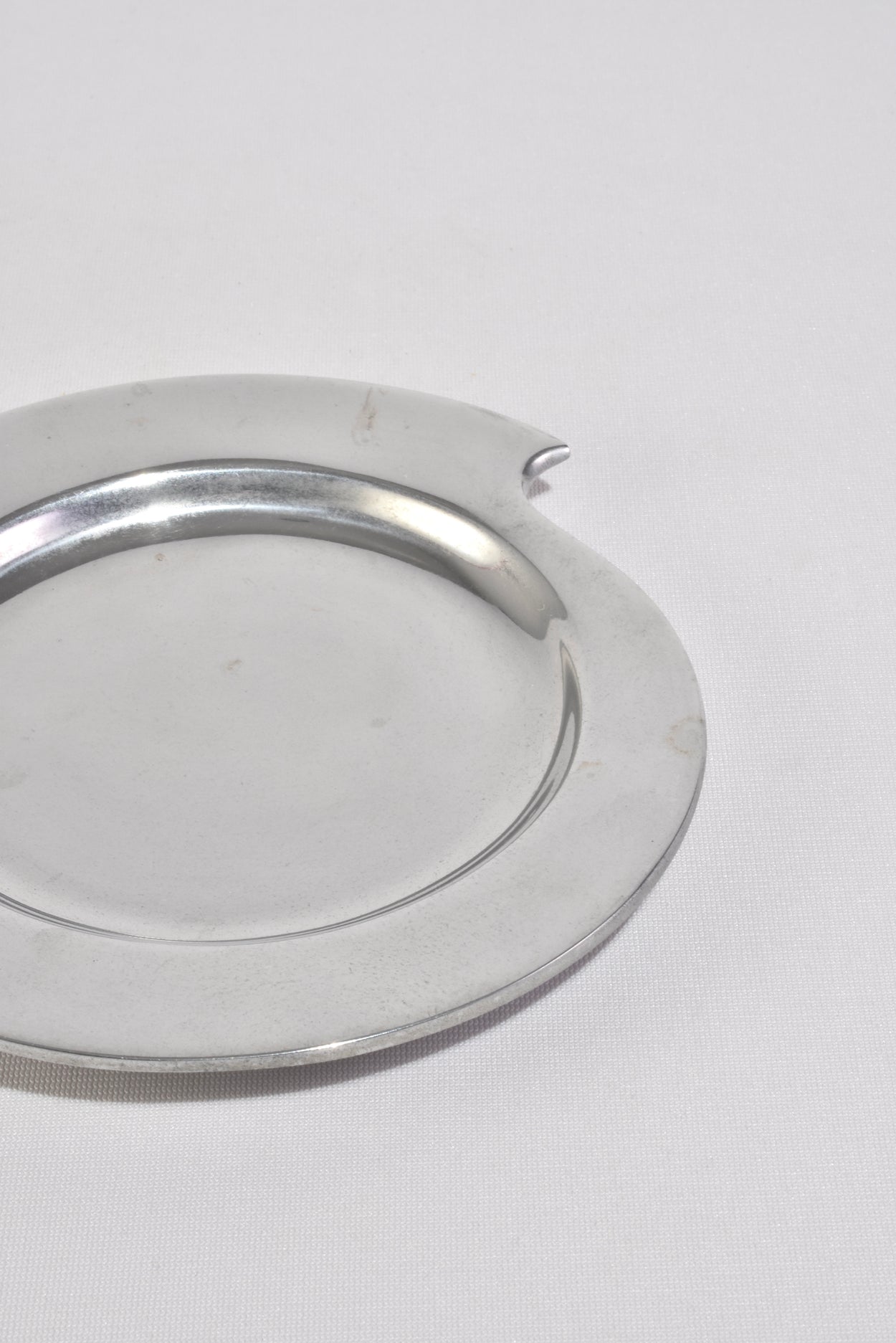 Curved Pewter Plate