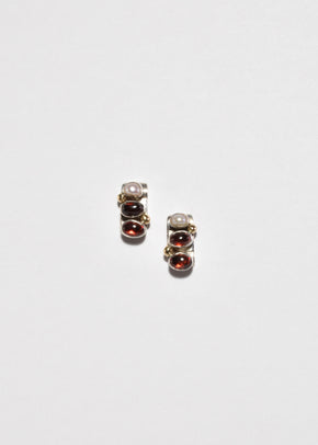 Pearl Ruby Earrings