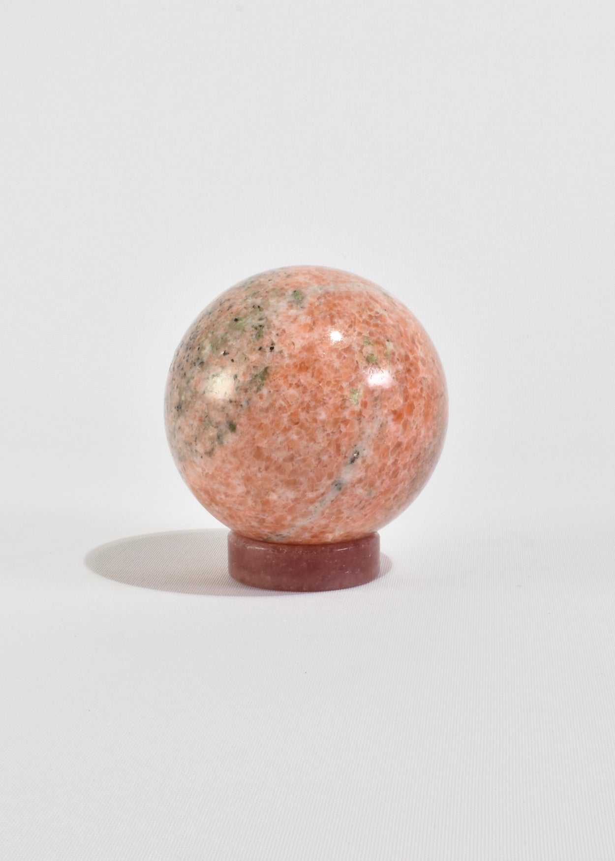 Pink Sphere Sculpture