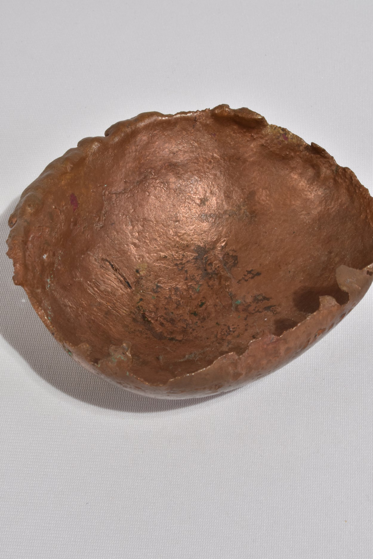 Brutalist Copper Bowl