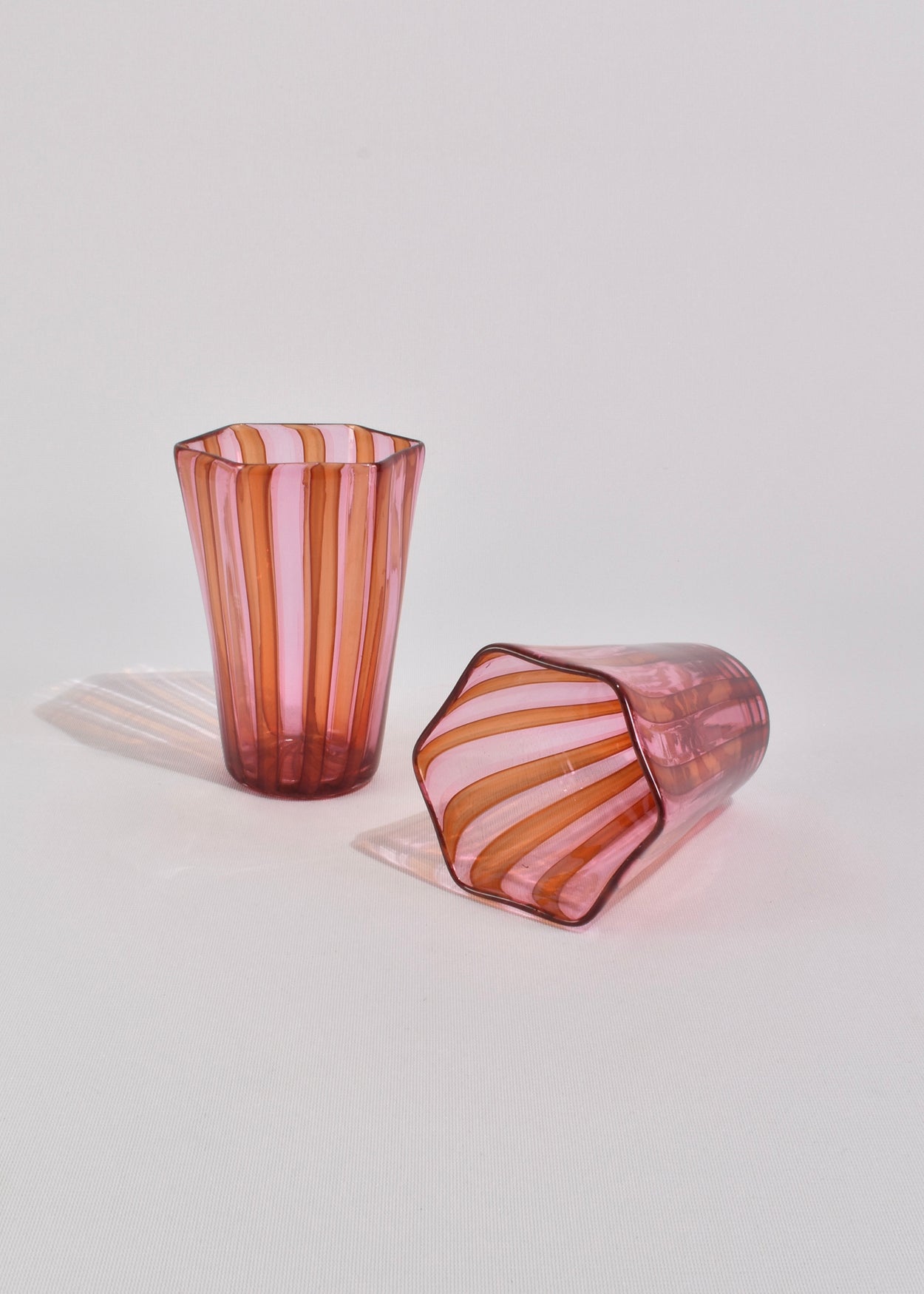 Striped Venetian Glass Set