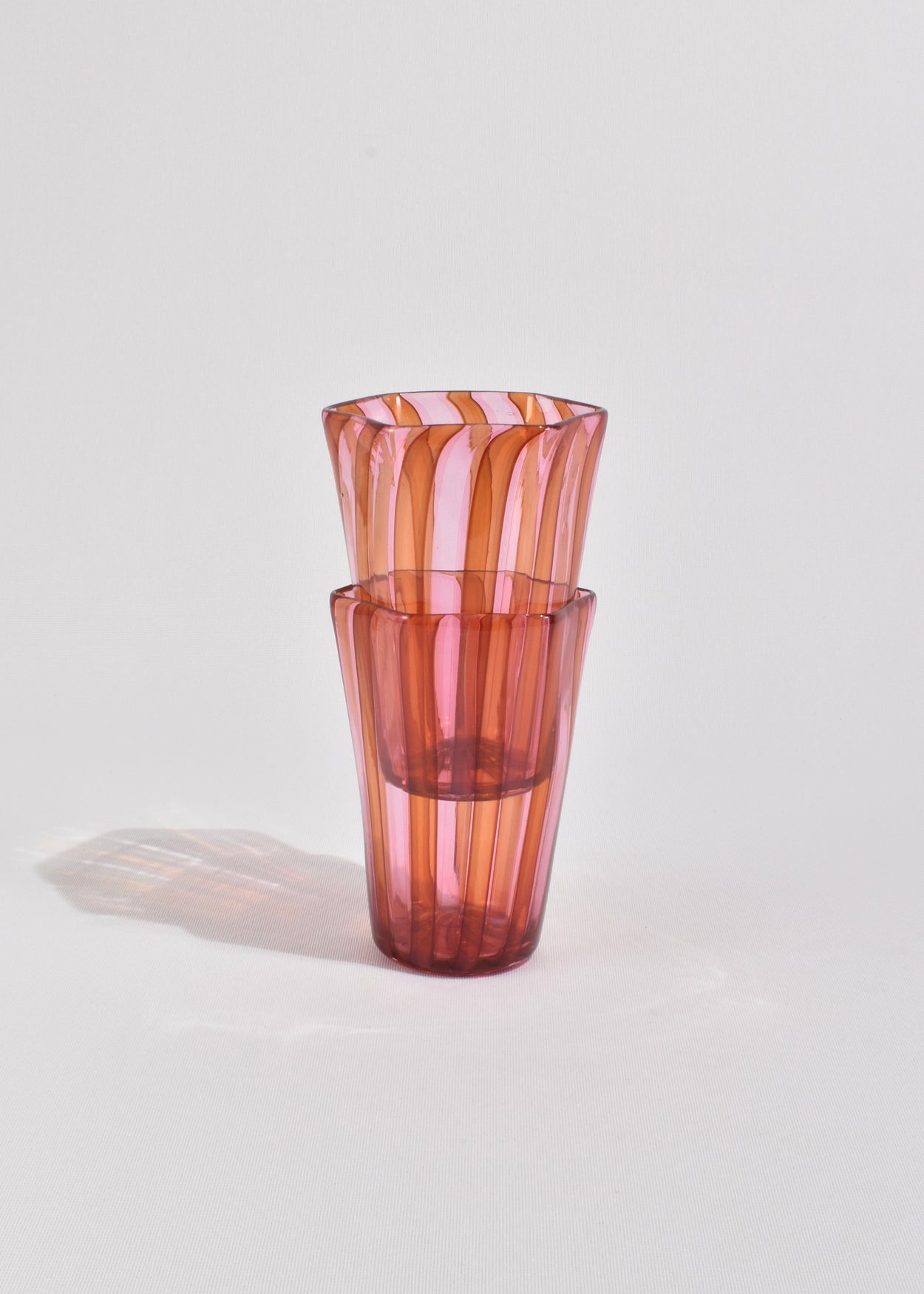 Striped Venetian Glass Set