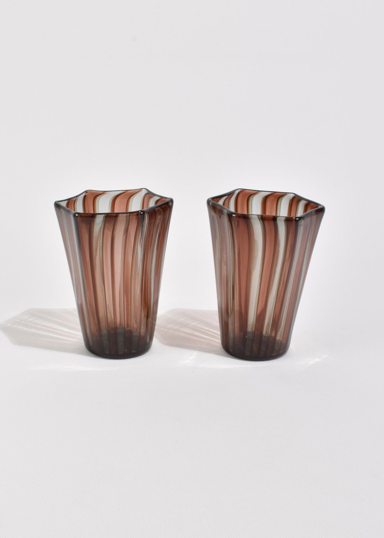 Striped Venetian Glass Set