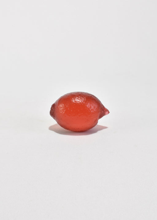 Glass Lemon in Ruby