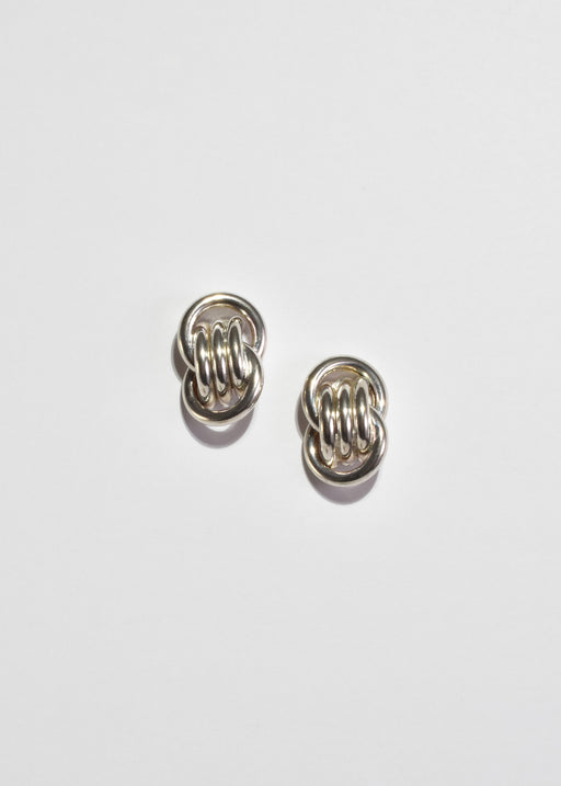 Silver Knot Earrings