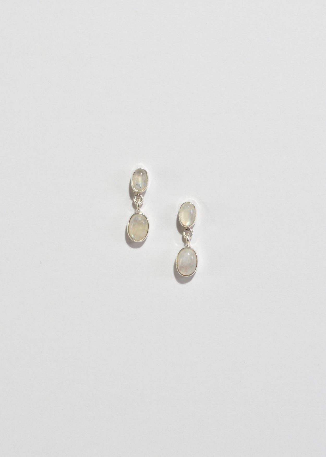 Silver Moonstone Earrings