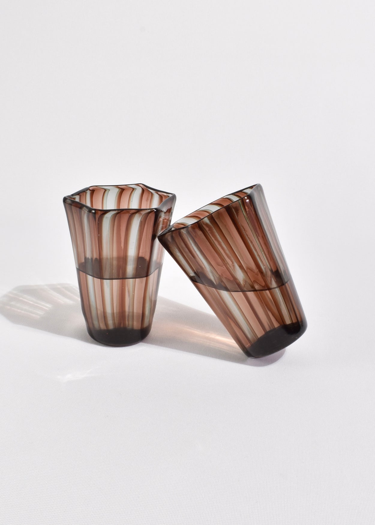 Striped Venetian Glass Set