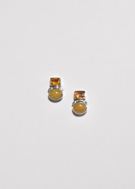 Citrine Yellow Quartz Earrings