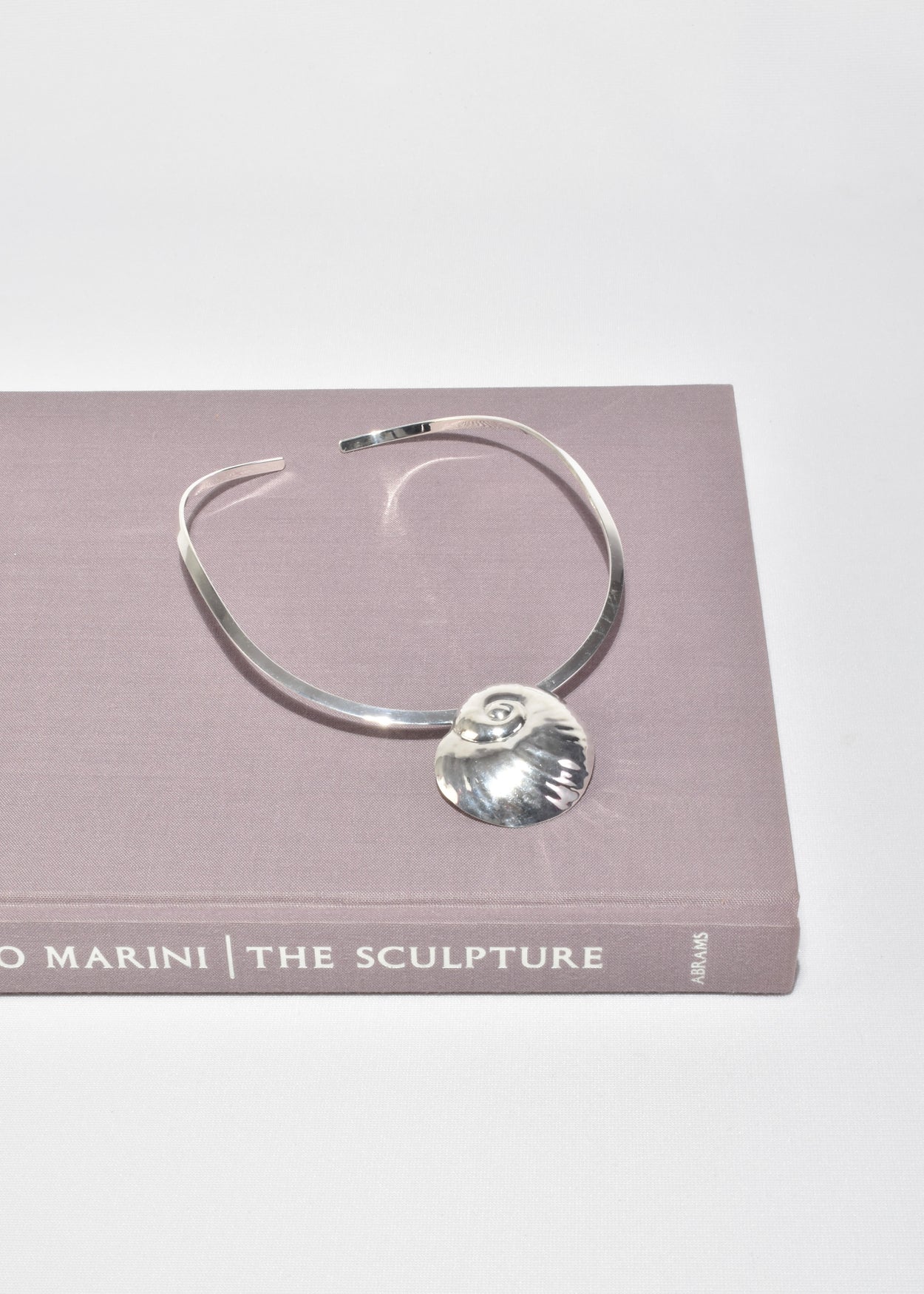 Sterling Shell Collar Necklace