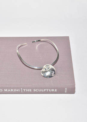 Sterling Shell Collar Necklace