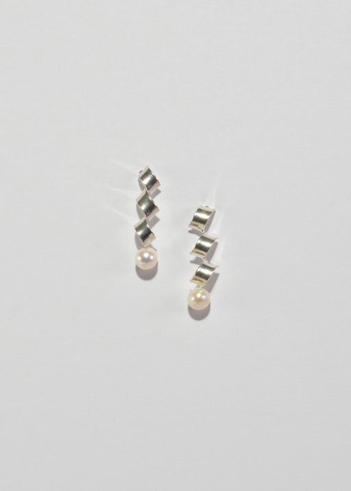 Sculptural Pearl Earrings