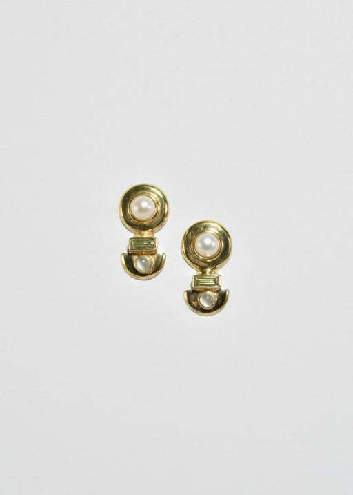 Gold Deco Earrings