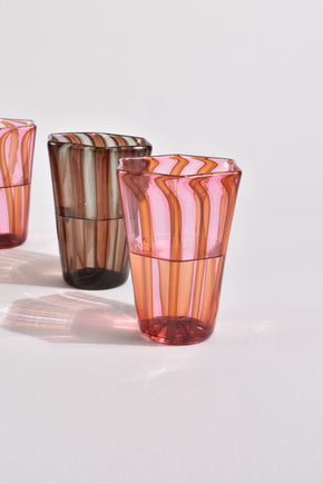 Striped Venetian Glass Set