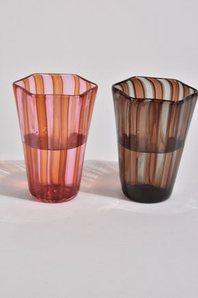 Striped Venetian Glass Set