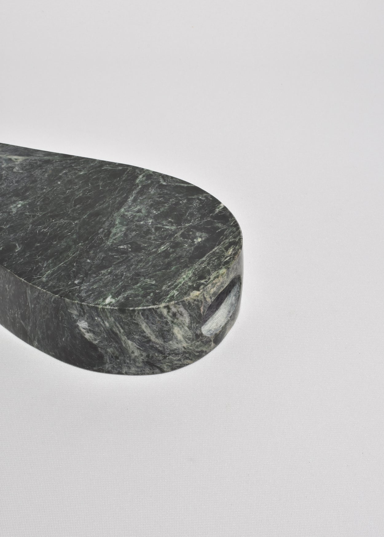 Curved Green Marble Vase