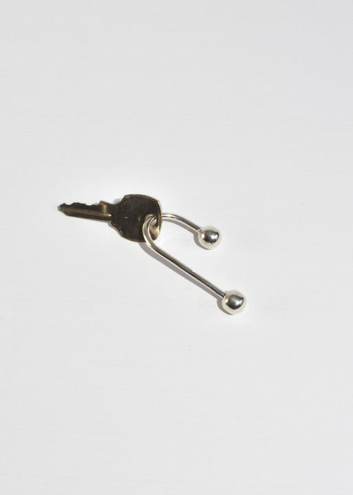 Sterling Curved Key Ring