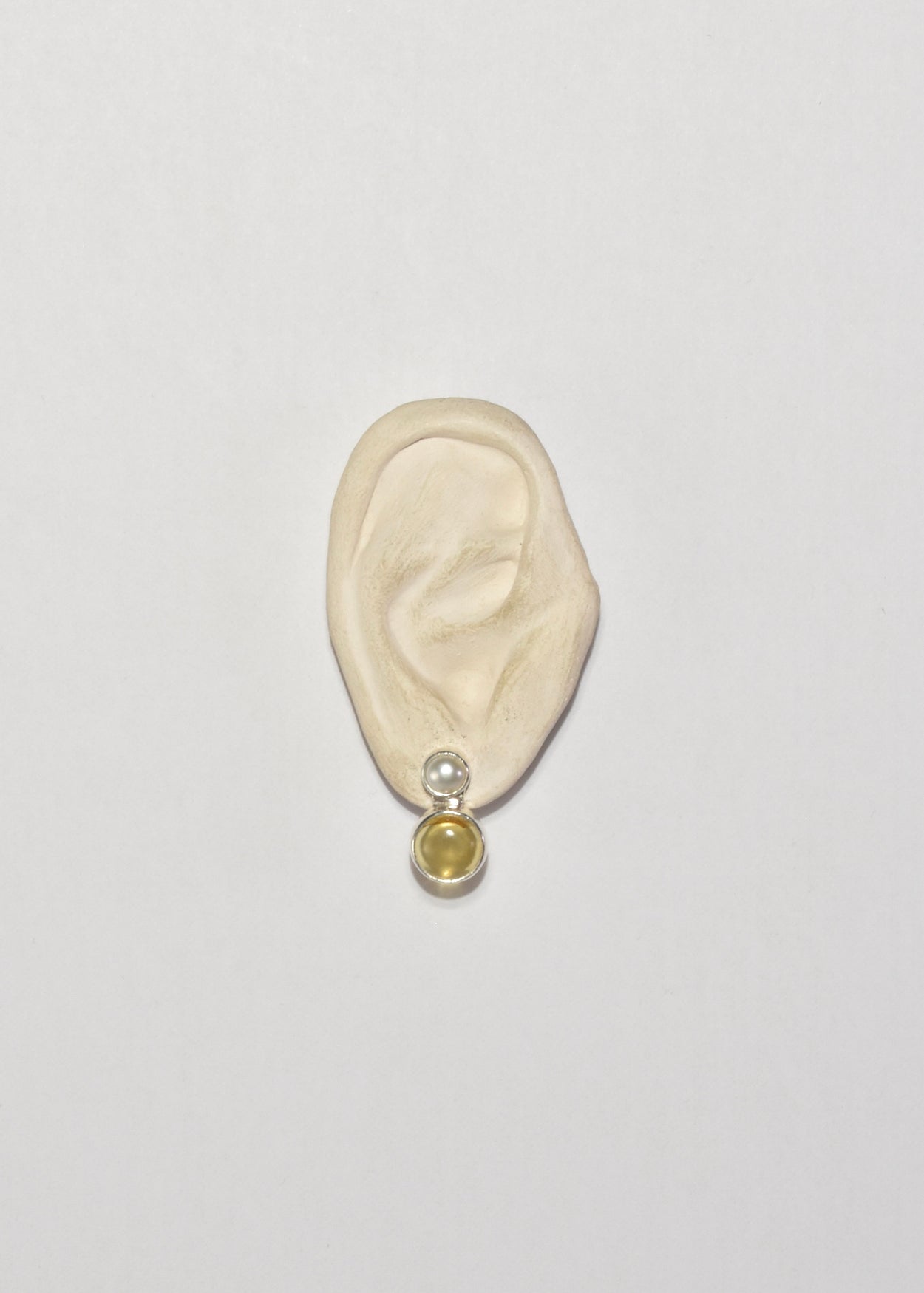 Pearl Amber Earrings