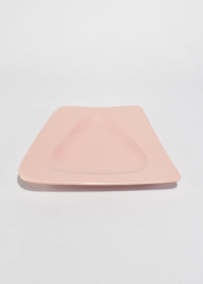 Glossy Pink Plate Set