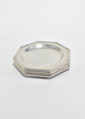 Pewter Plate Set