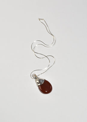 Carnelian Pendant Necklace