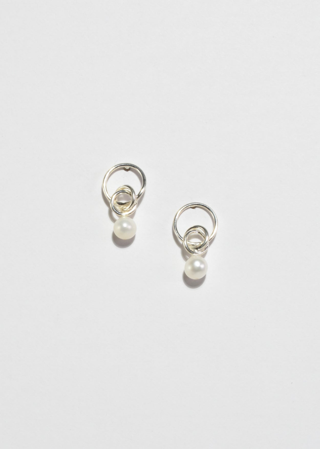 Pearl Loop Earrings