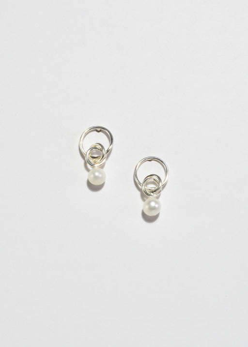 Pearl Loop Earrings