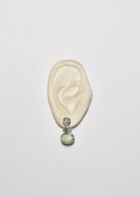 Pearl Variscite Earrings