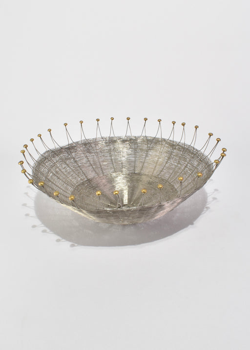 Woven Metal Centerpiece Bowl