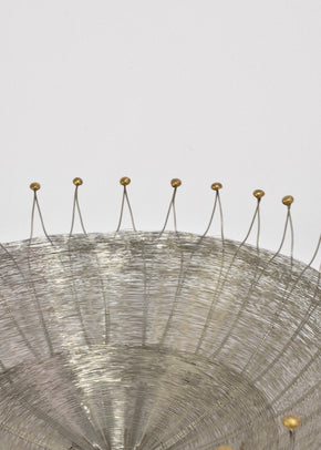 Woven Metal Centerpiece Bowl