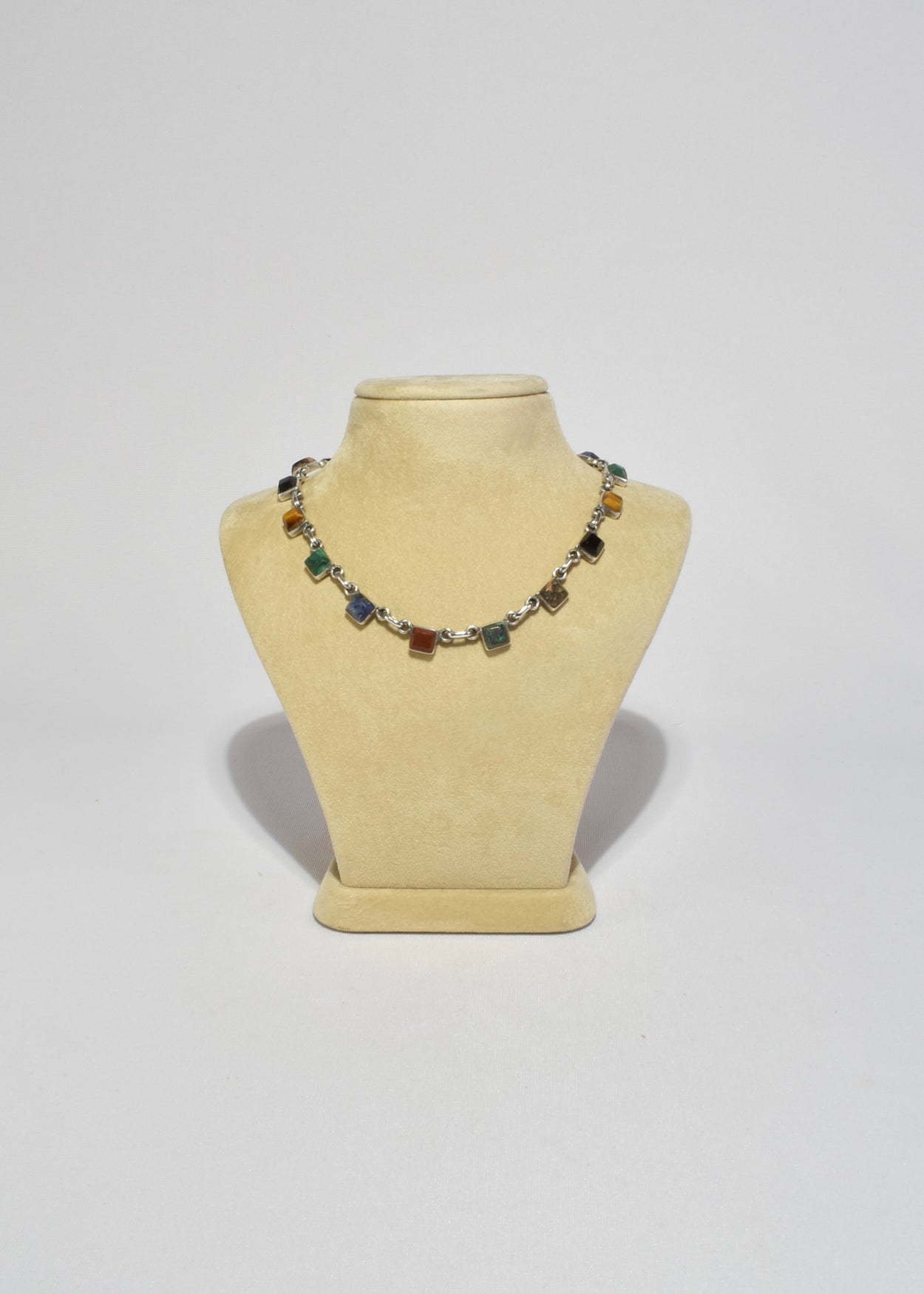 Multi Stone Collar Necklace