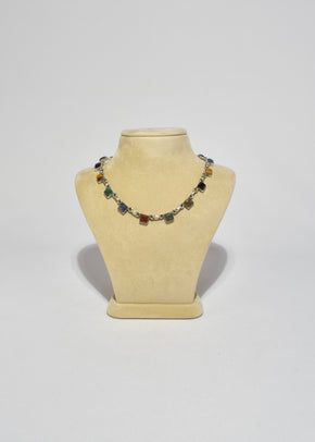 Multi Stone Collar Necklace