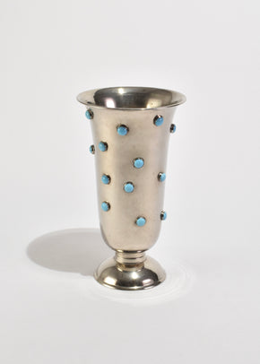 Turquoise Cabochon Vase