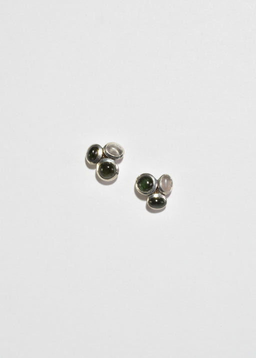 Stone Cluster Earrings