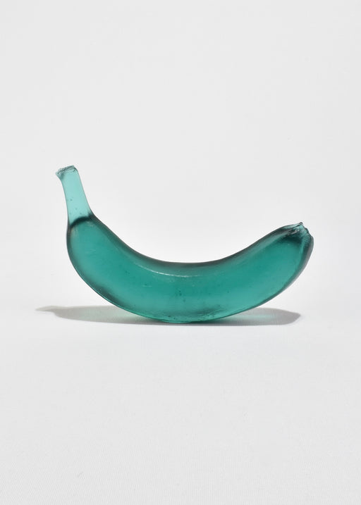 Glass Banana in Jade