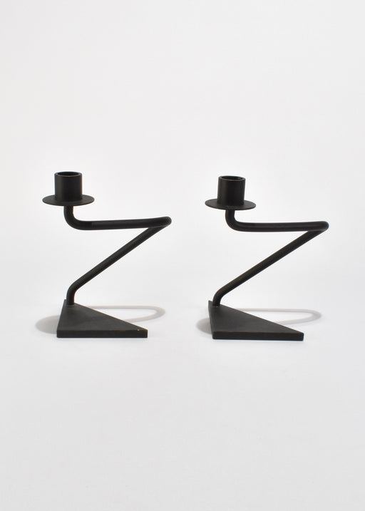 Iron Candleholder Set