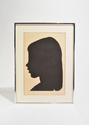 Black Silhouette, Framed