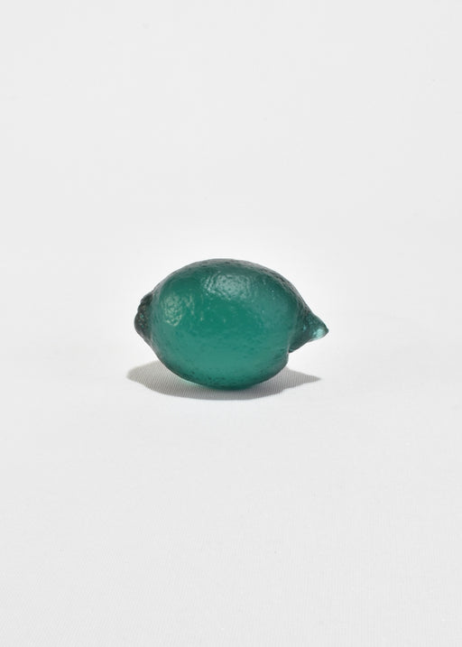 Glass Lemon in Jade