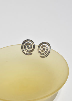 Sterling Spiral Earrings