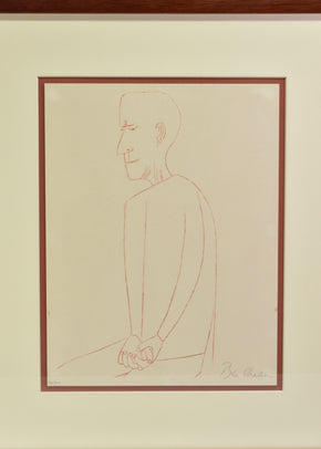 Ben Shahn Lithograph, Framed