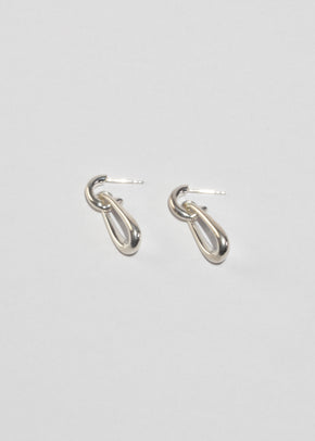 Elongated Hoop Earrings