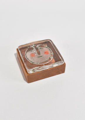 Swedish Glass Face Box