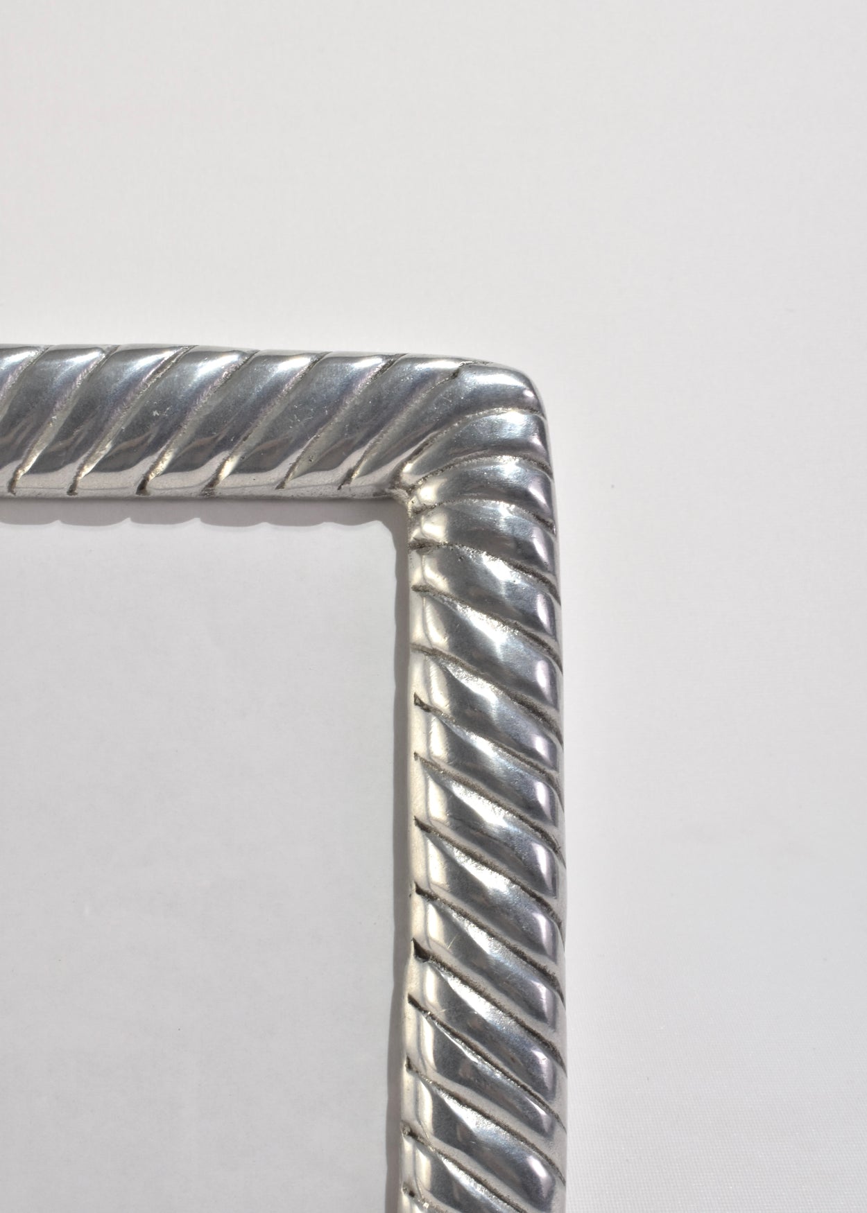Ribbed Pewter Picture Frame