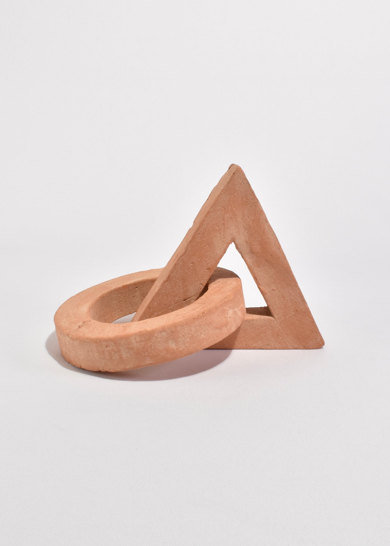 Geometric Terracotta Sculpture