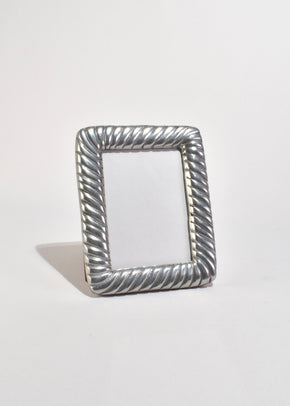 Ribbed Pewter Picture Frame