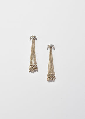 Silver Tassel Earrings