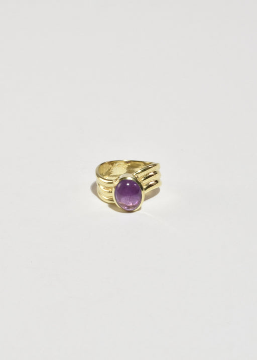 Gold Amethyst Ring