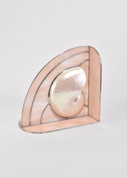 Nautilus Shell Glass Sculpture