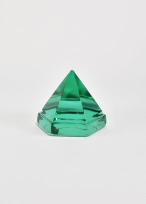 Teal Glass Prism