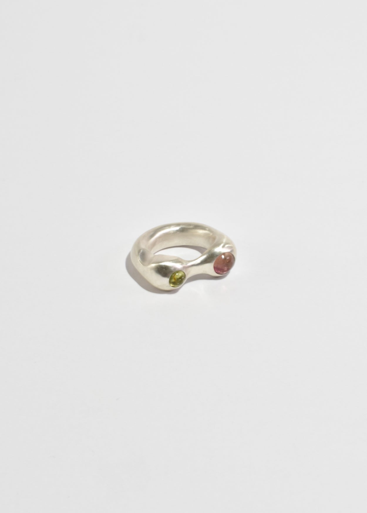 Green and Pink Tourmaline Esme Ring