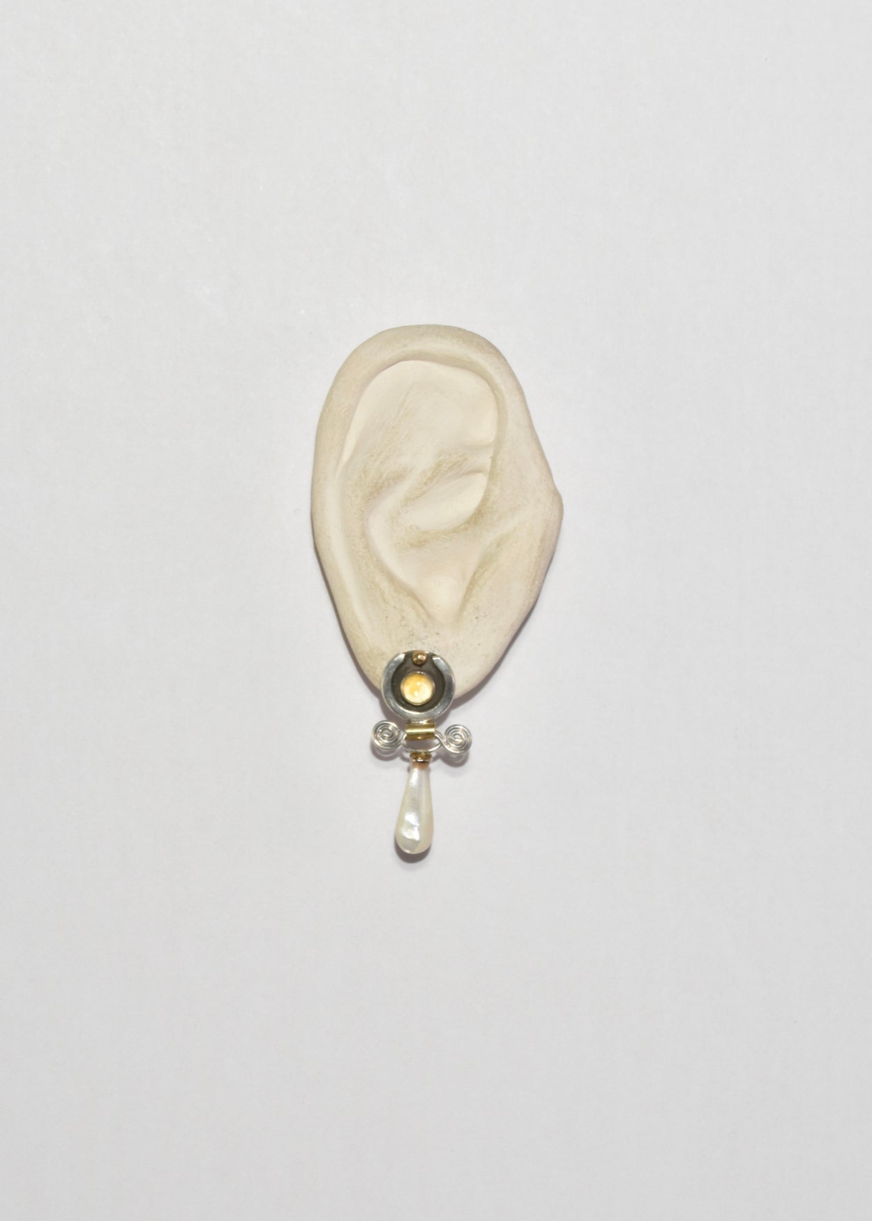 Citrine Mother of Pearl Earrings